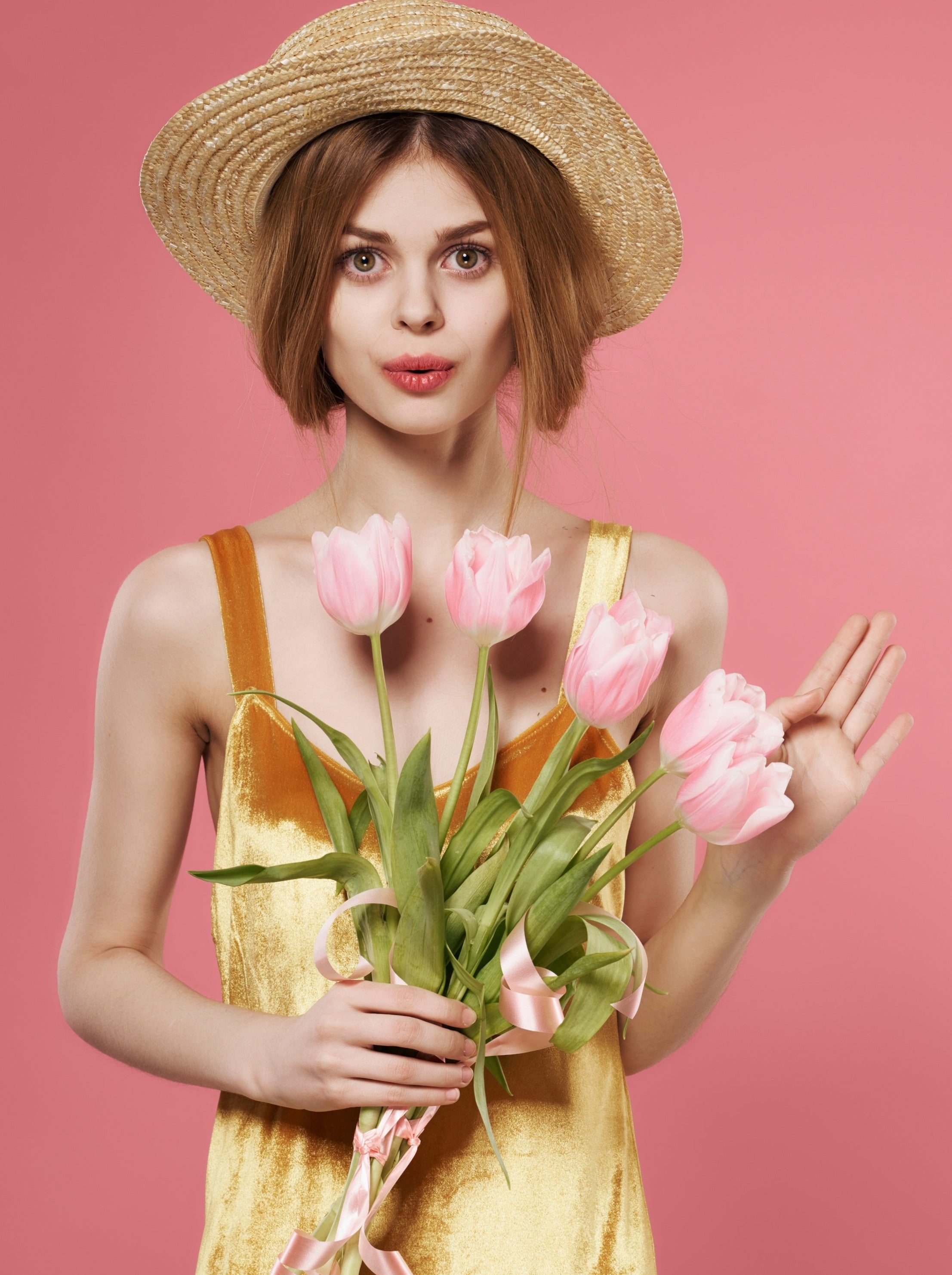 Beige Straw hat