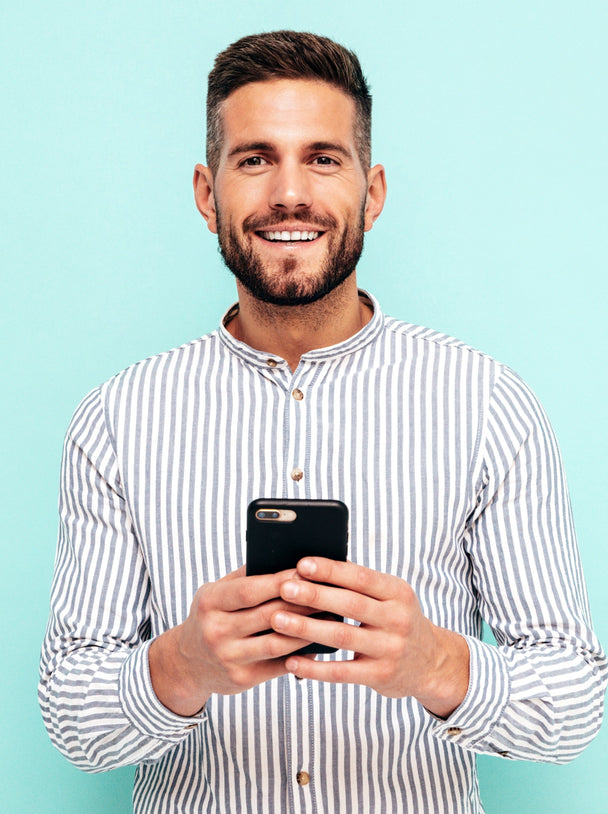 Men's Striped Cotton Shirt